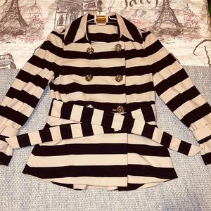 Striped Kate Spade peplum top